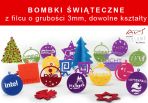 Agencja Reklamowa ARS NOMINEM Kraków, Warszawa, bombki z filcu  reklamowe, bombki reklamowe z filcu, bonki filcowe z logo, bombki świąteczne z logo