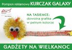 Agencja reklamowa ARS NOMINEM Kraków, Warszawa, wielkanocny pompon reklamowy, pompon reklamowy kurczak galaxy, kurczak galaxy z nadrukiem,