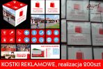 Agencja Reklamowa ARS NOMINEM Kraków, Warszawa, magiczne kostki, kostka z kalendarzem, kostki z logo, układanki dla firm, kostka 3D, 3D, kostki papierowe, kostki firmowe, kostka z reklamą